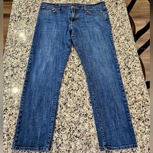 Lucky 221 straight blue jeans